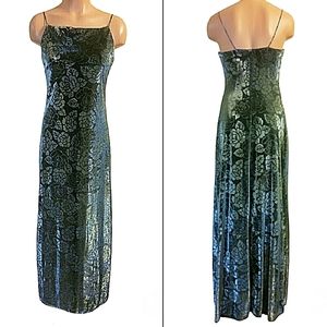 Silver Floral Evening Gown Carabella Collections Medium